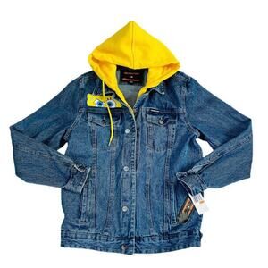 Super Rare Members Only X Nickelodeon Spongebob Squarepants MidWash Denim Jacket